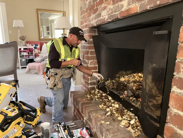 Safe screening installation by West Hartford Chimney Sweep in West Hartford, CT