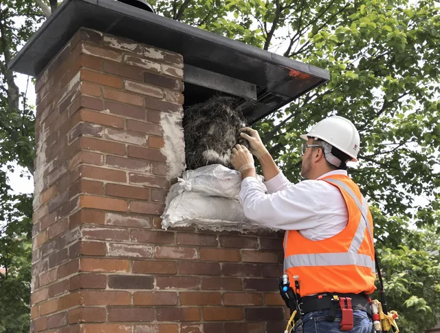 Humane removal of debris and animals by West Hartford Chimney Sweep in West Hartford, CT