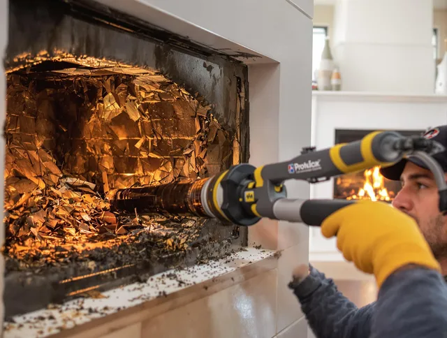 Professional chimney cleaning by West Hartford Chimney Sweep in West Hartford, CT