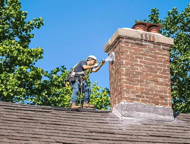 West Hartford Chimney Sweep performing an inspection with advanced tools in West Hartford, CT