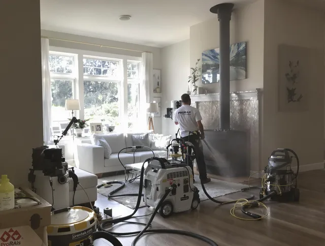 Soot removal service by West Hartford Chimney Sweep for a fireplace in West Hartford, CT